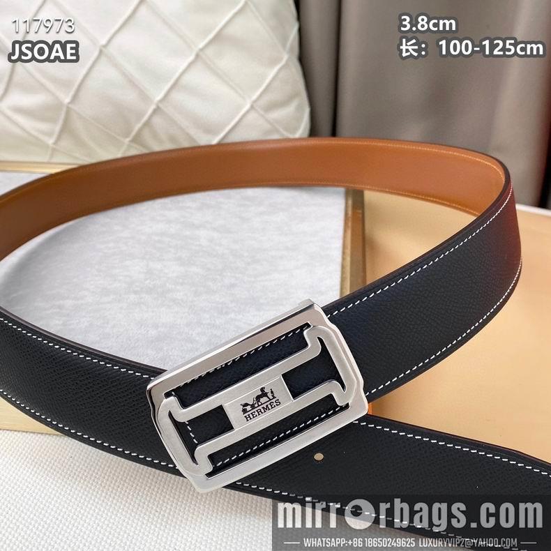 Replica Hermes belt 38mmX100-125cm 8L010801