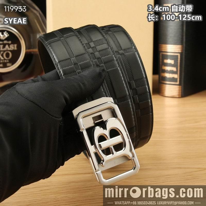 Replica Burberry belt 34mmX100-125cm 8L05