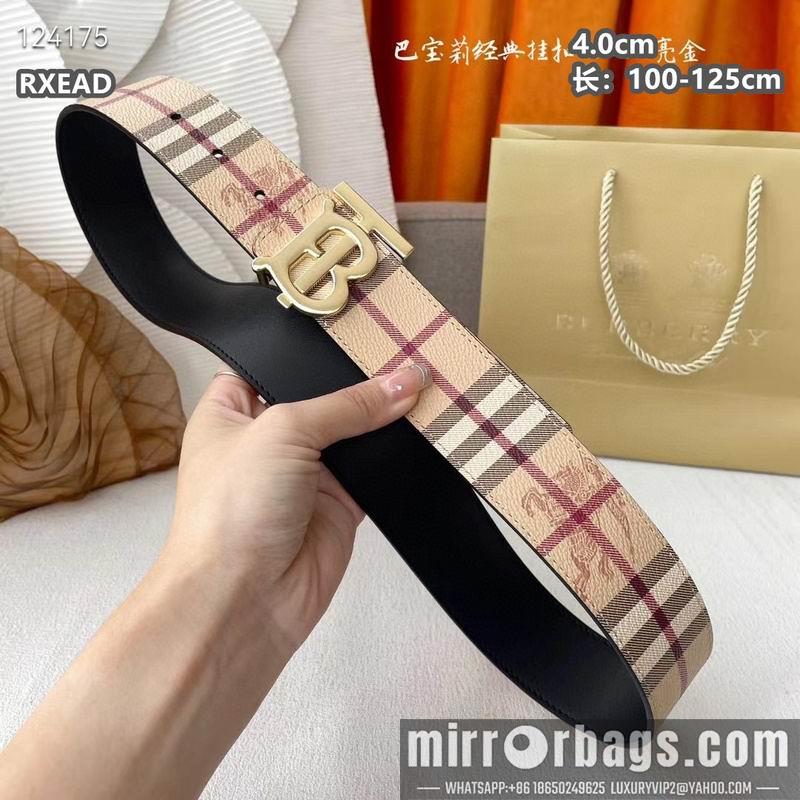 Replica Burberry belt 40mmX100-125cm 8L07