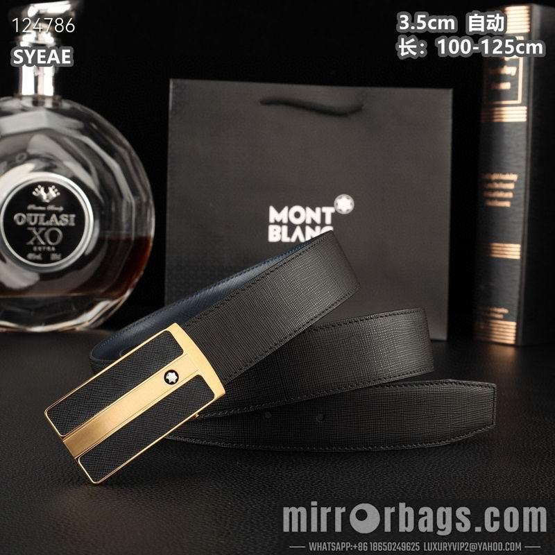 Replica Montlanc belt 35mmX100-125cm 8L28