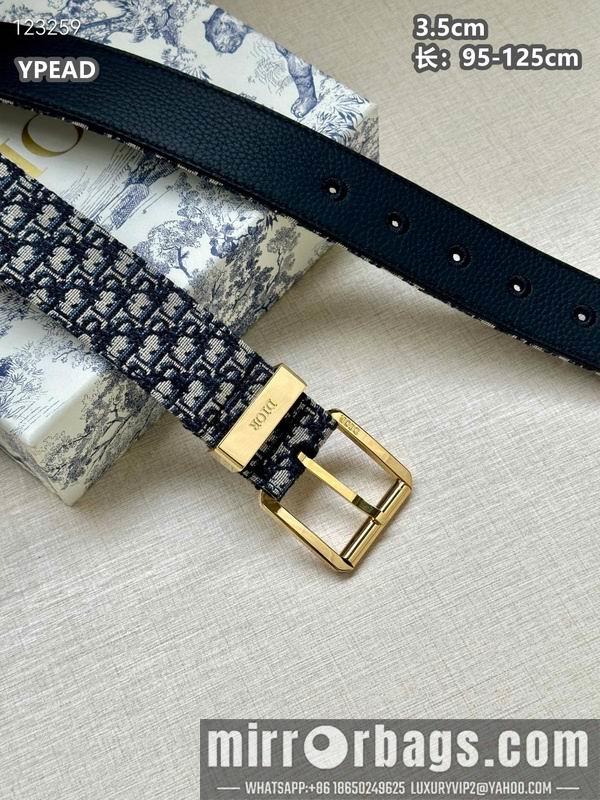 Replica Dior belt 35mmX95-125cm 8L31