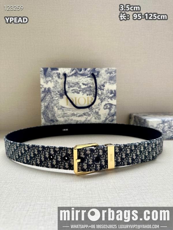 Replica Dior belt 35mmX95-125cm 8L31