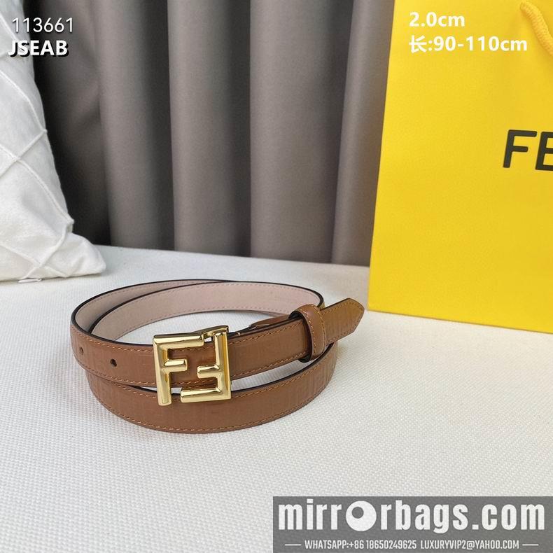 Replica Fendi Belt 20mmX90-110cm 8L08
