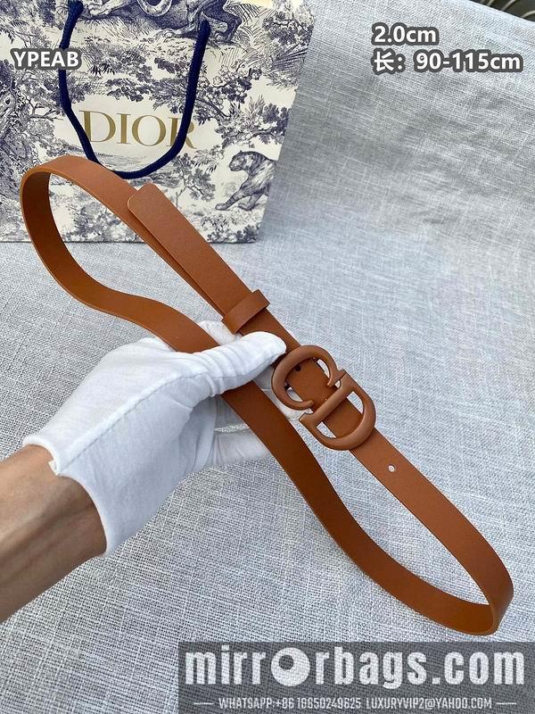 Replica Dior belt 20mmX90-115cm 8L23