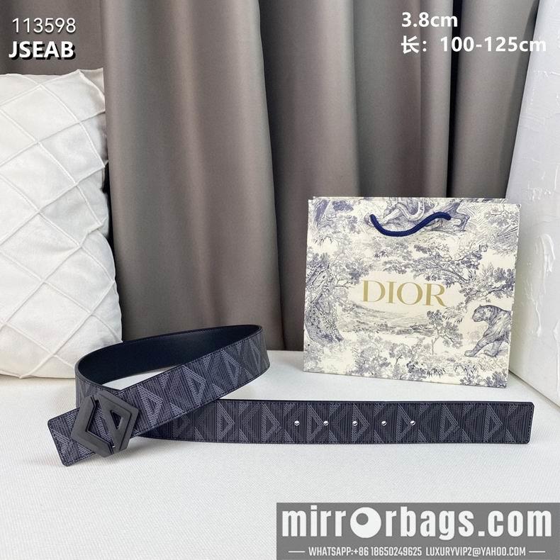 Replica Dior belt 38mmX100-125cm 8L02