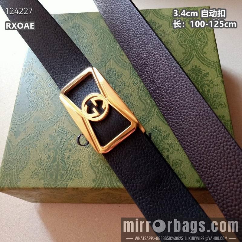 Replica Gucci belt 34mmX100-125cm 8L20