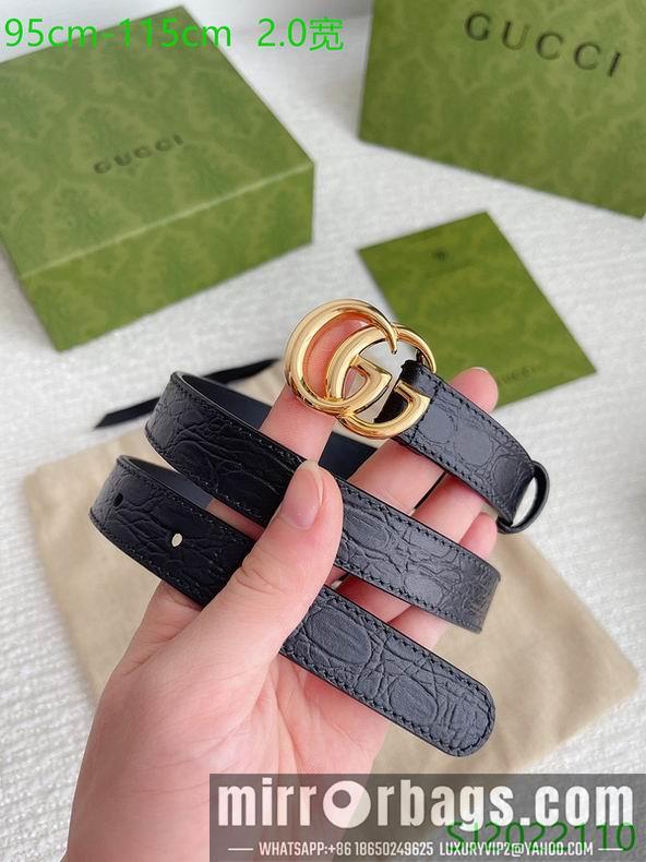 Replica Gucci belt 20mmX95-115cm 7D03
