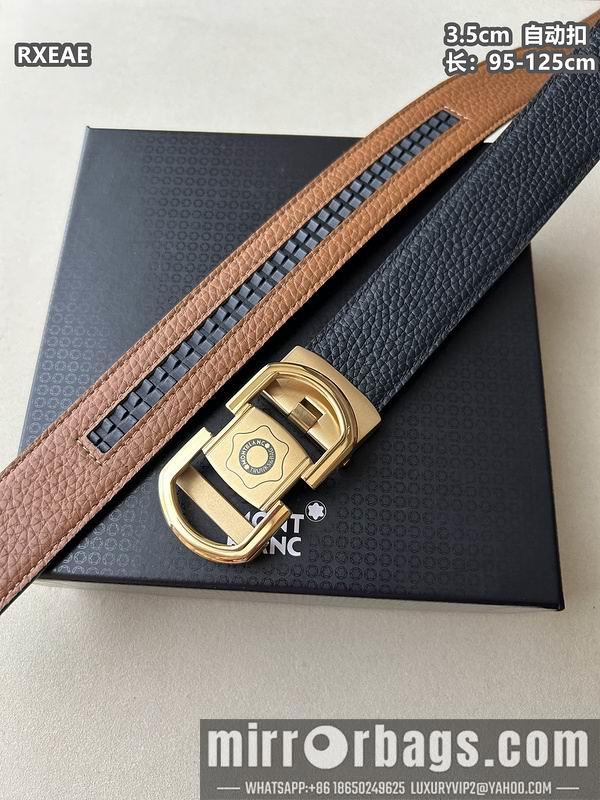 Replica Montlanc belt 35mmX100-125cm 8L73
