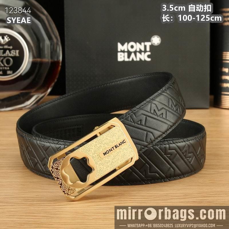 Replica Montlanc belt 35mmX100-125cm 8L57