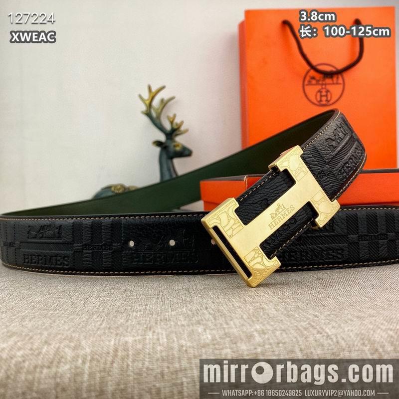 Replica Hermes belt 38mmX100-125cm 8L44
