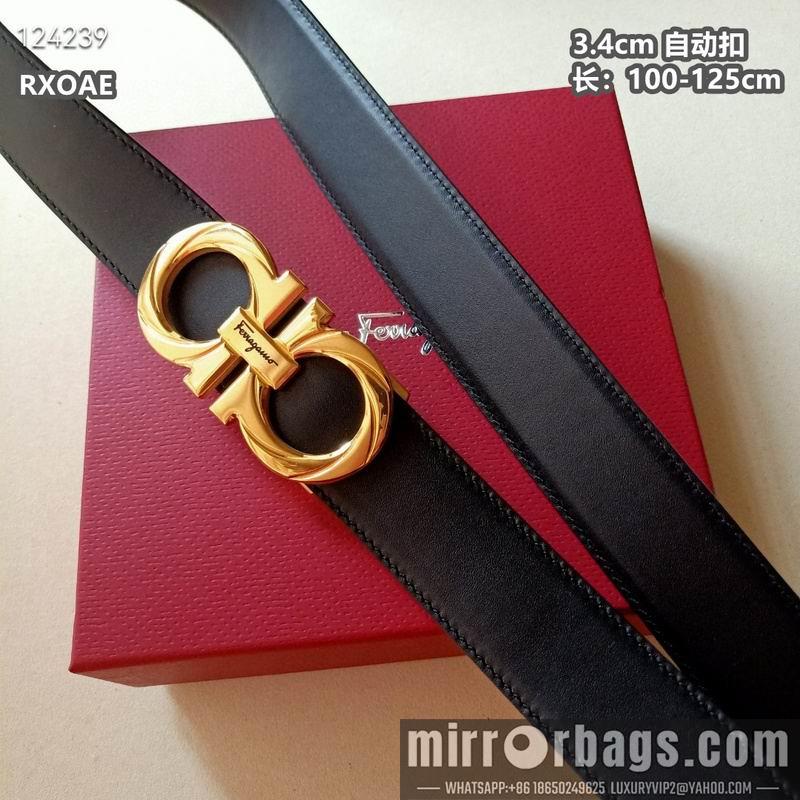 Replica Ferragamo belt 34mmX100-125cm 8L07
