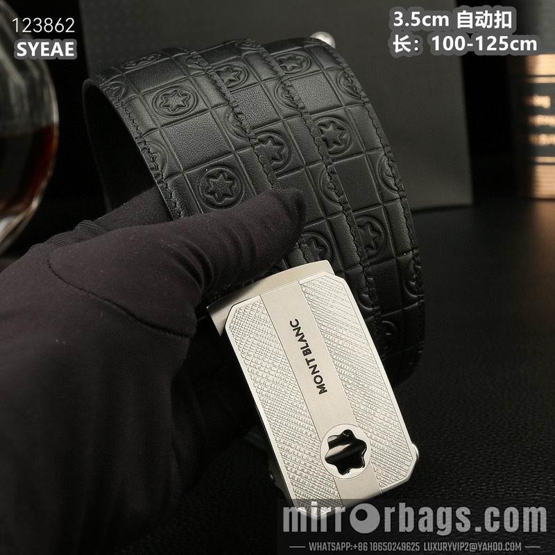 Replica Montlanc belt 35mmX100-125cm 8L48