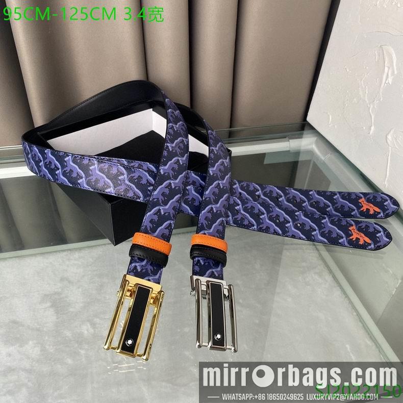 Replica Montblanc Belt 34mmX95-125CM 7D28