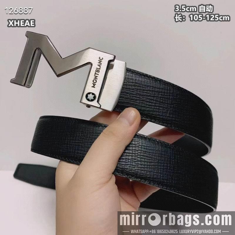 Replica Montlanc belt 35mmX105-125cm 8L65