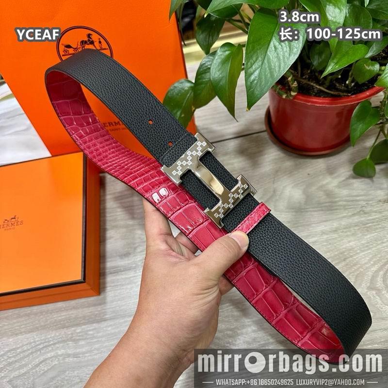 Replica Hermes belt 38mmX100-125cm 8L60