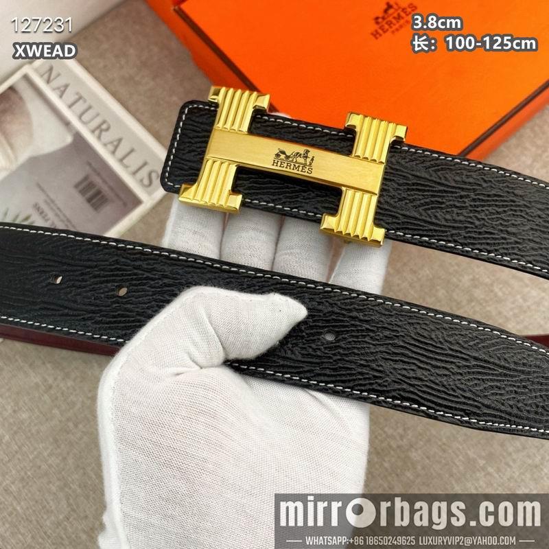 Replica Hermes belt 38mmX100-125cm 8L54