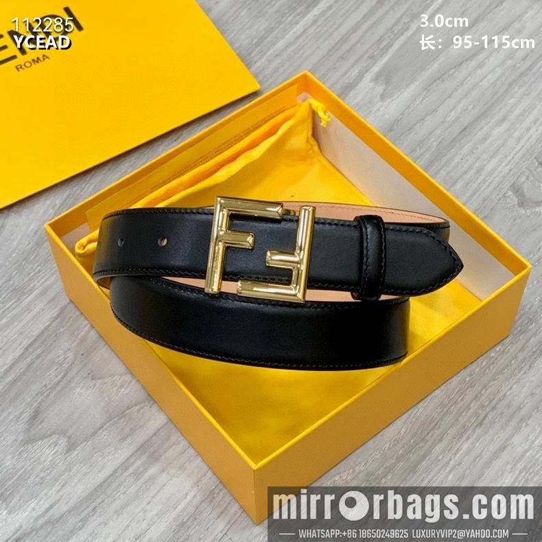 Replica Fendi Belt 30mmX95-115cm 8L08