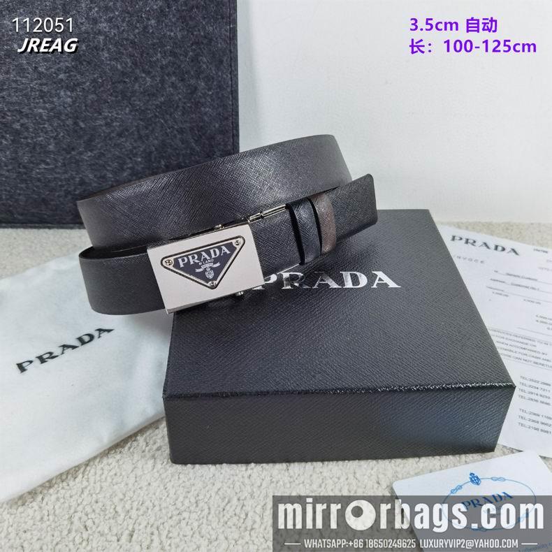 Replica Prada belt 35mmX100-125cm 8L09
