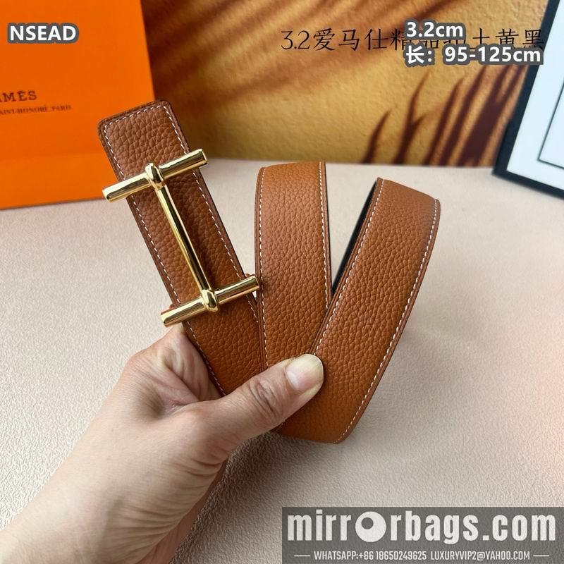 Replica Hermes belt 32mmX95-125cm 8L29