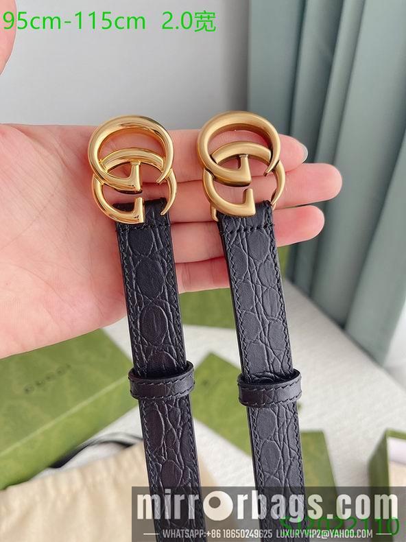 Replica Gucci belt 20mmX95-115cm 7D03