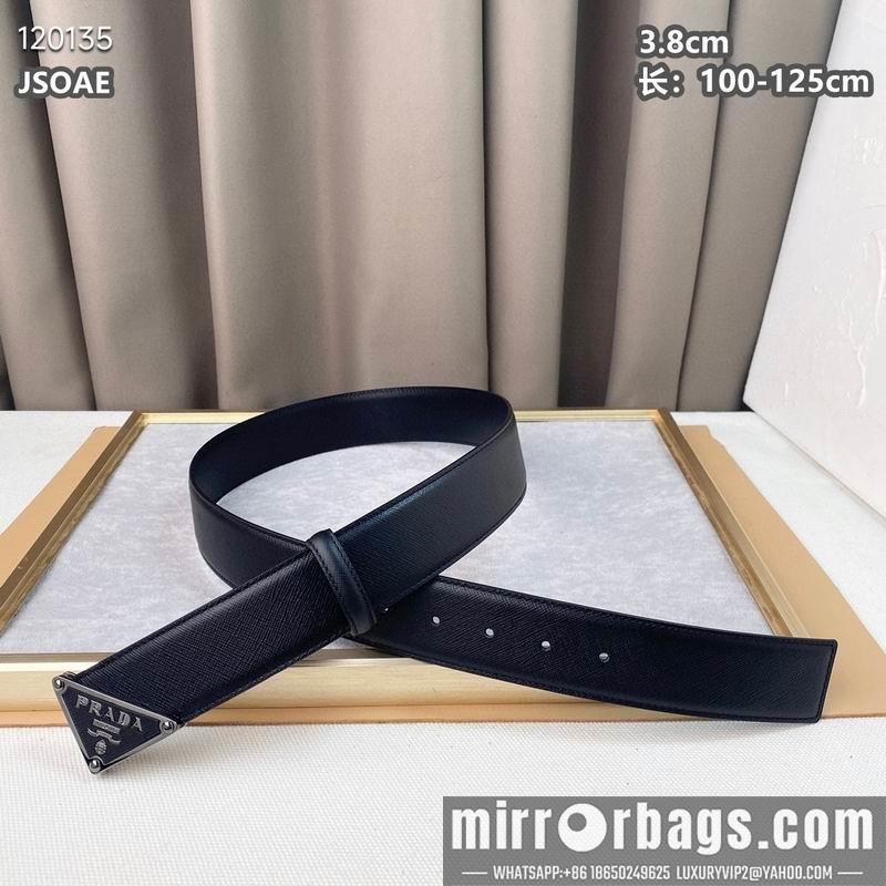 Replica Prada belt 38mmX100-125cm 8L072001