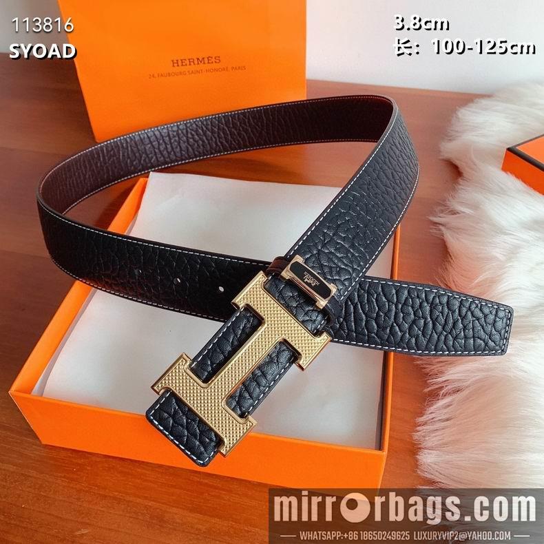 Replica Hermes belt 38mmX100-125cm 8L082509