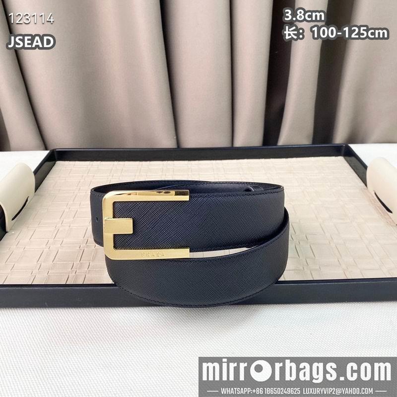 Replica Prada belt 38mmX100-125cm 8L06