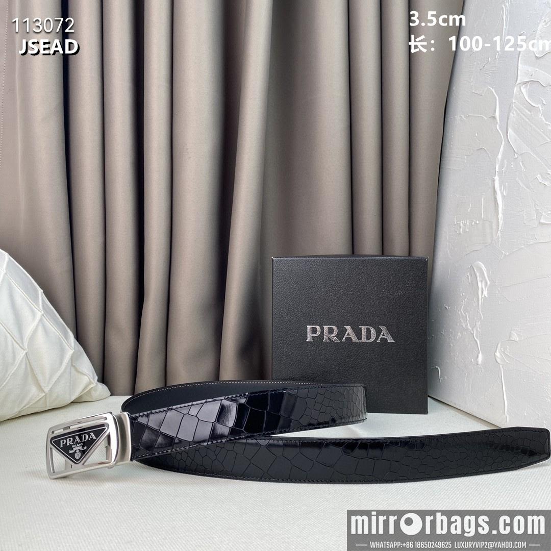 Replica Prada belt 35mmX100-125cm 8L03