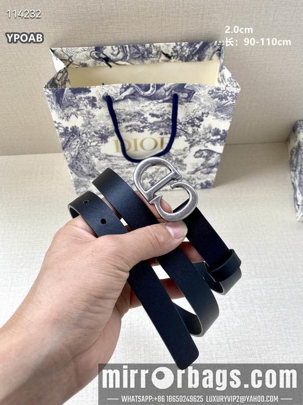 Replica Dior Belt 20mmX90-110cm 8L03