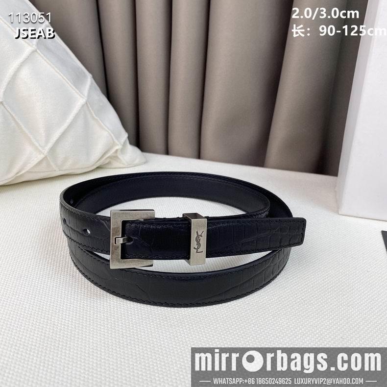 Replica YSL belt 20 30mmX90-125cm 8L02