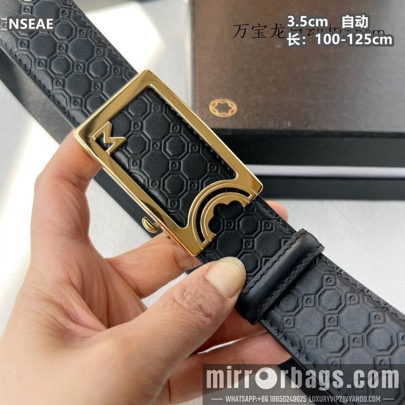 Replica Montlanc belt 35mmX100-125cm 8L69