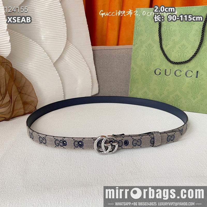 Replica Gucci belt 20mmX90-115cm 8L18