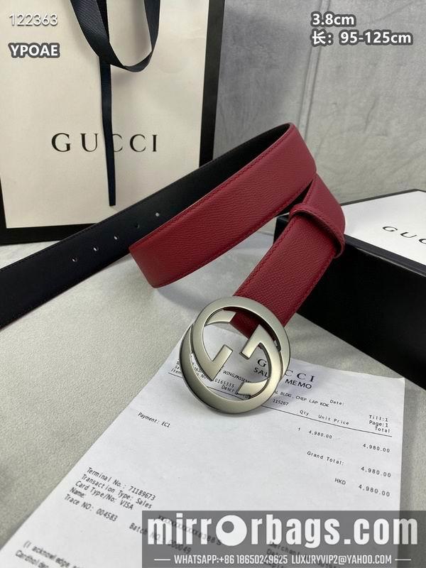Replica Gucci belt 38mmX95-125cm 8L22