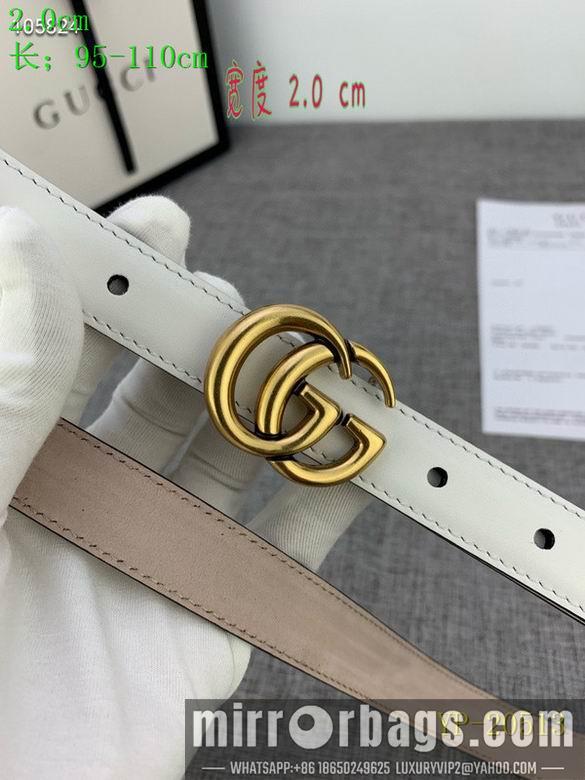 Replica Gucci belt 20mm 95-110cm 8L01