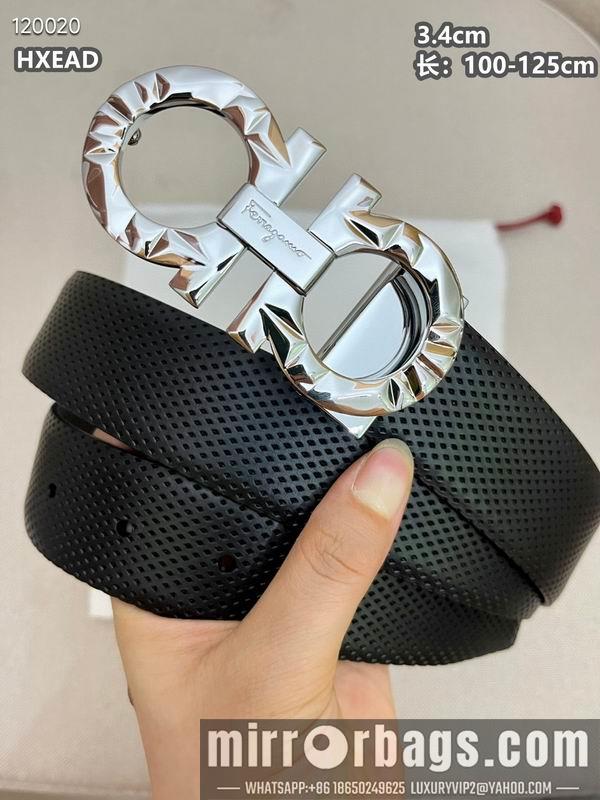 Replica Ferragamo belt 34mmX100-125cm 8L01