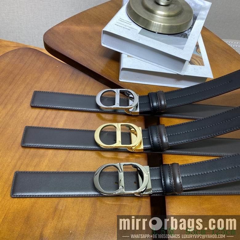Replica Dior Belt 34mmX95-125cm 7D08