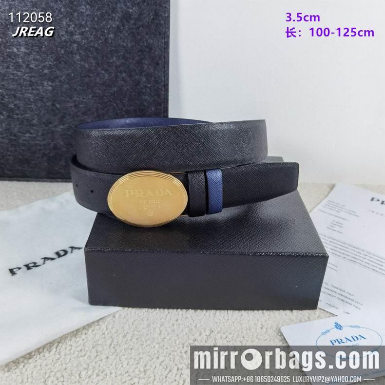 Replica Prada belt 35mmX100-125cm 8L08