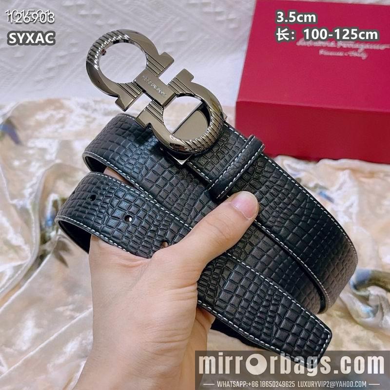 Replica Ferragamo belt 35mmX100-125cm 8L89