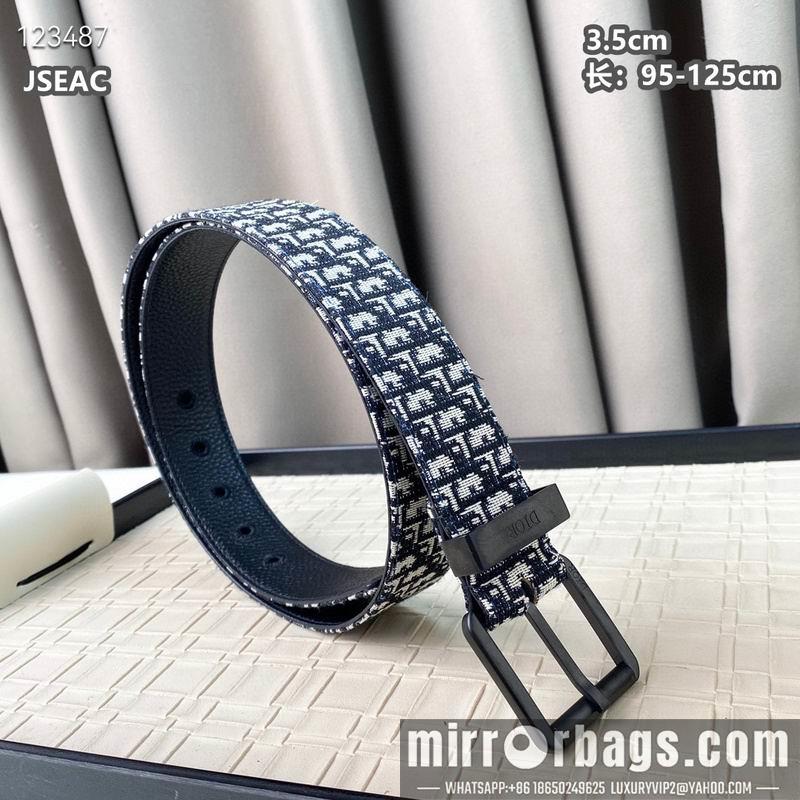 Replica Dior belt 35mmX95-125cm 8L29