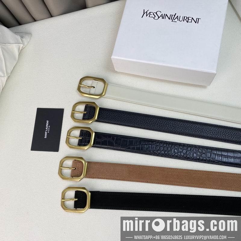 Replica YSL belt 30mmX90-115cm 7D01
