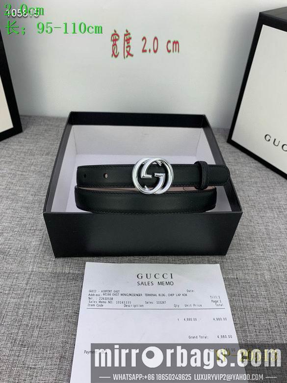Replica Gucci belt 20mm 95-110cm 8L01