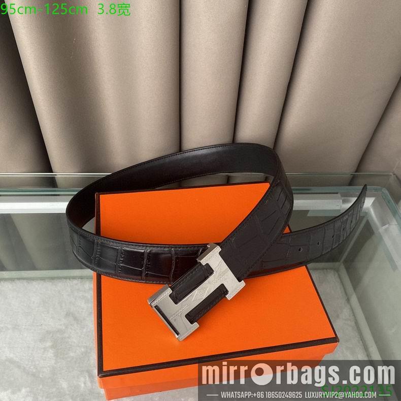 Replica Hermes Belt 38mmX95-125cm 7D107