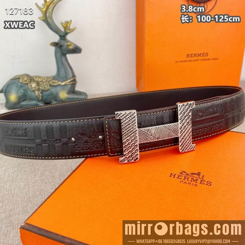Replica Hermes belt 38mmX100-125cm 8L38