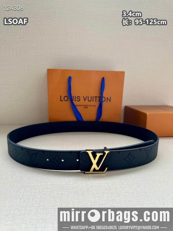 Replica LV belt 34mmX95-125cm 8L25