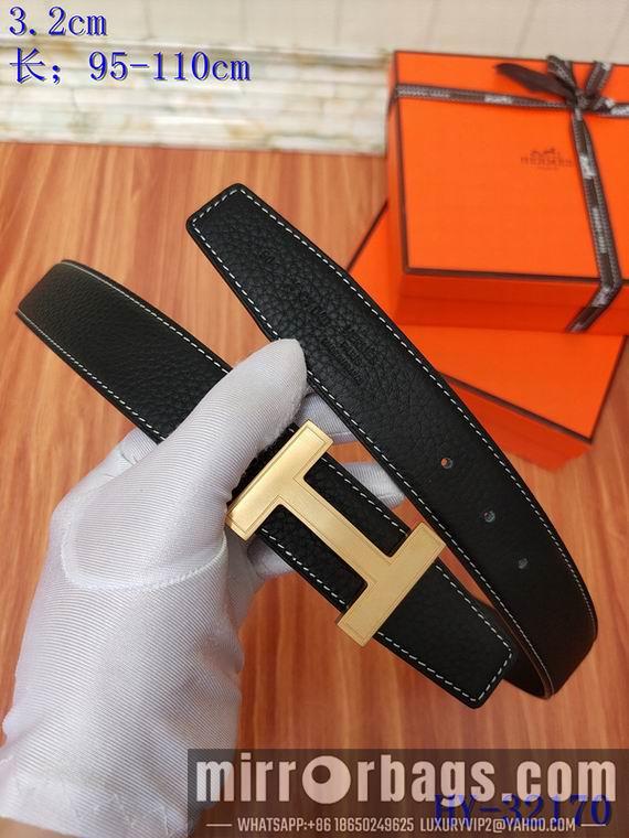 Replica Hermes Belt 32mmX95-110cm 8L08