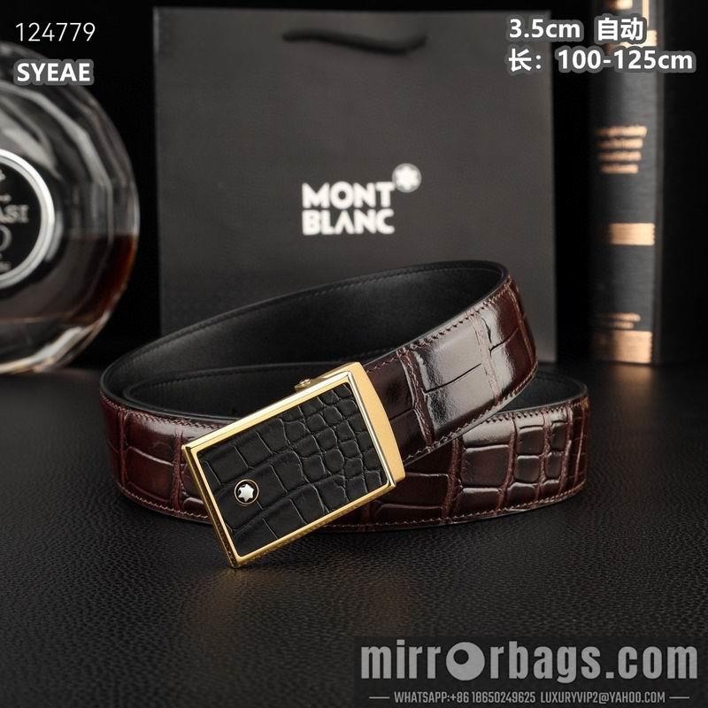 Replica Montlanc belt 35mmX100-125cm 8L35