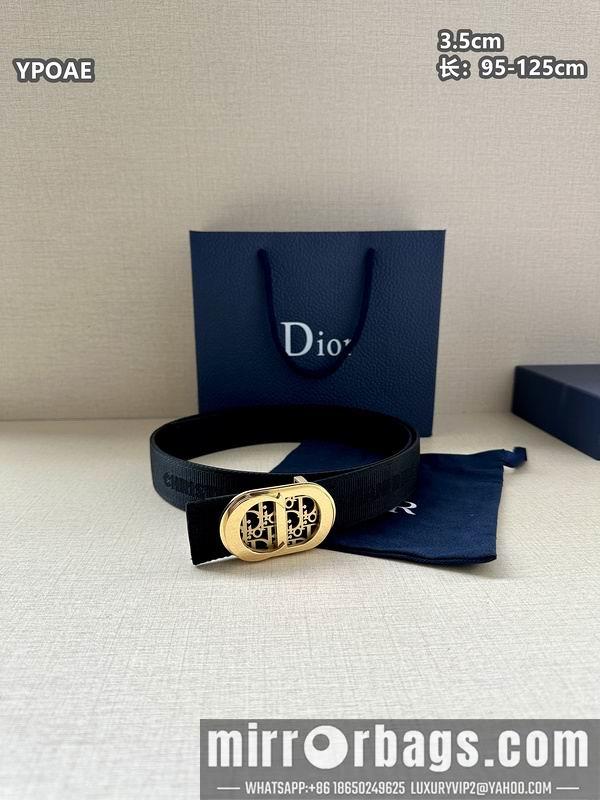 Replica Dior belt 35mmX95-125cm 8L42