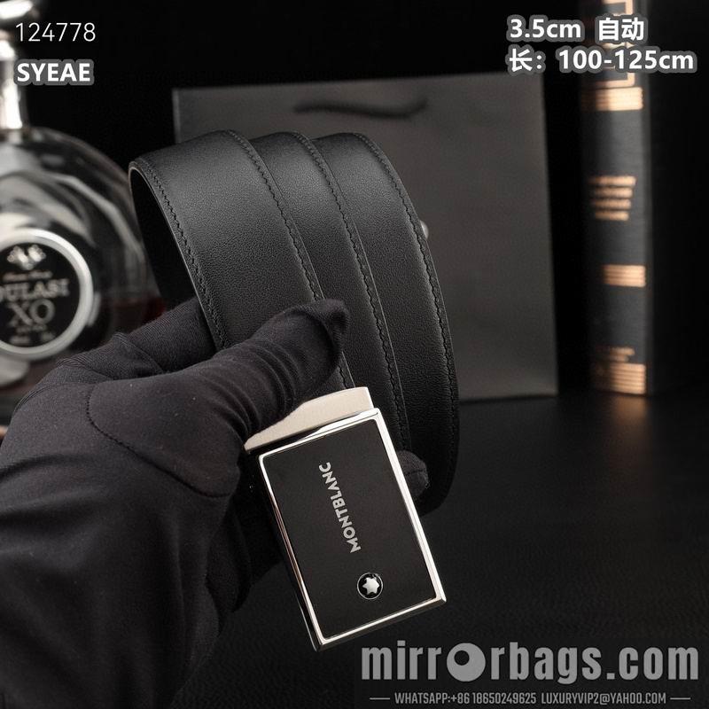 Replica Montlanc belt 35mmX100-125cm 8L36