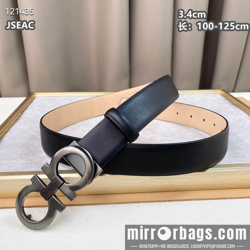 Replica Ferragamo belt 34mmX100-125cm 8L09