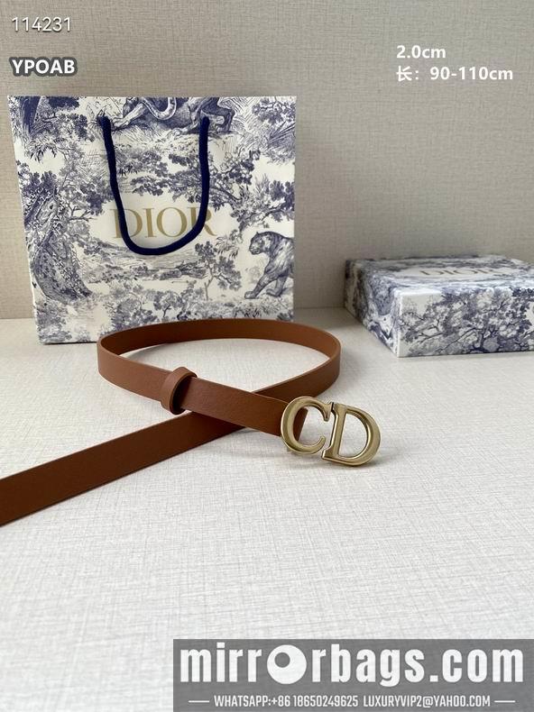 Replica Dior Belt 20mmX90-110cm 8L03